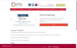 UNIFY Financial Credit Union website