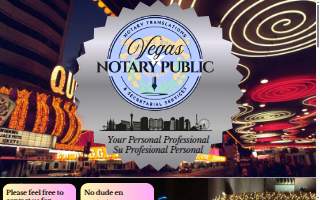 Vegas Notary Public LLC website