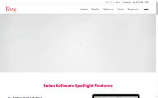 Rosy's Hair Salon website
