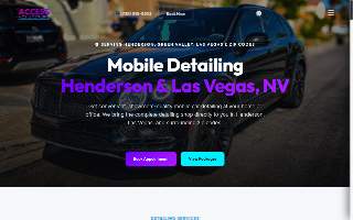 Access Mobile Detailing website