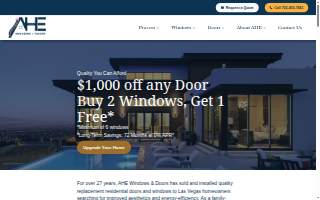 AHE Windows & Doors of Whitney website