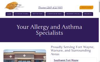 Allergy & Asthma Center website