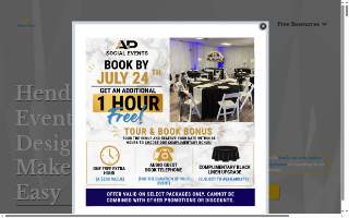 Alliance Point Social Events of Whitney website