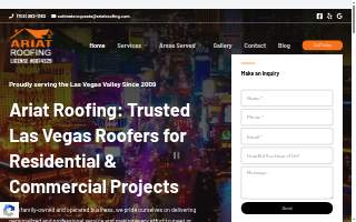 Ariat Roofing, Inc. of Whitney website