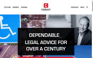 Cassady Law Offices, P.C. website