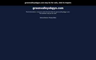 Green Valley OB/GYN website