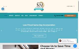 Nevada LLC Services of Whitney website
