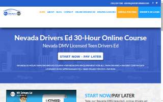 NV Drivers Ed of Whitney website