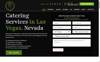 Renaissance Catering of Whitney website
