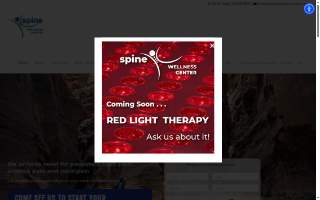 Spine Wellness Center of Whitney website