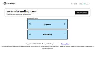 Swarm Branding of Whitney website
