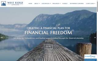 West Ridge Advisors website