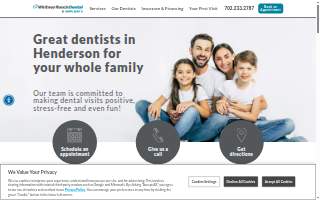 Whitney Ranch Dental: Cortnie Steik Sanchez, DMD website