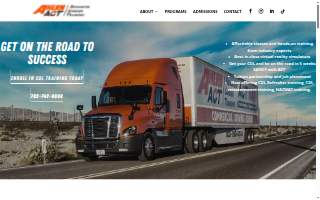 Ahern ACT- Advanced Career Training website