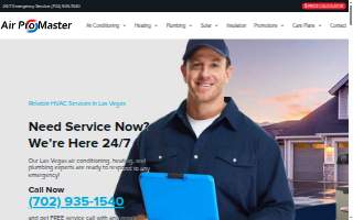 Air Pro Master Air Conditioning Repair & Installation of Winchester website