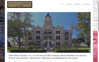 Clear Title Company of Winchester website