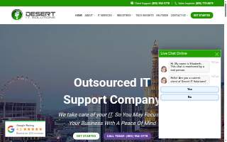 Desert IT Solutions | Las Vegas IT Support Company & Managed IT Services of Winchester website