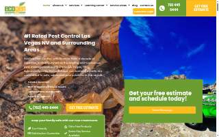 EcoGen Pest Control website
