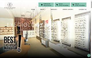 Eyediology Vision Care website