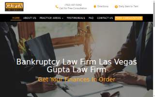 Gupta Law Firm website