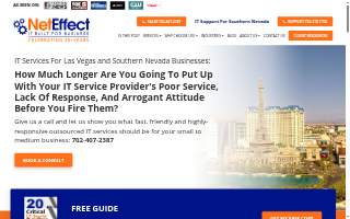 NetEffect - Las Vegas IT Services website