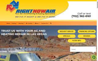 Right Now Air website