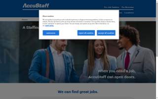 AccuStaff of Albany website