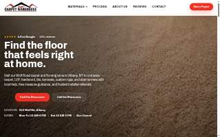 Albany Carpet Warehouse website