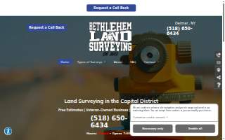 Bethlehem Land Surveying PLLC website