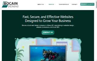 Bocain Designs of Albany website