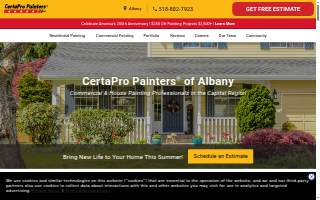 CertaPro Painters of Albany website