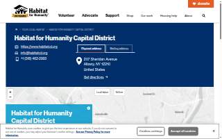 Habitat ReStore in the Capital District website