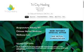 Tri City Healing website