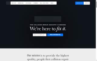 VIVE Collision of Albany website