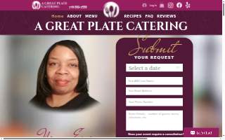 A Great Plate Catering, LLC of Amherst website