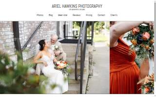 Ariel Hawkins Photography of Amherst website
