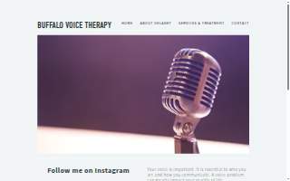 Buffalo Voice Therapy website