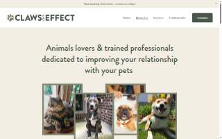 Claws and Effect Inc. of Amherst website