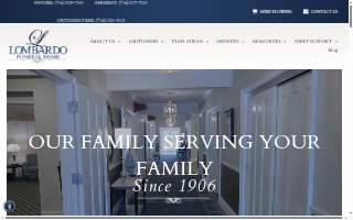 Lombardo Funeral Homes - Snyder website