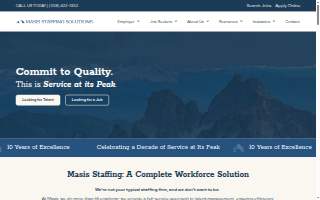 Masis Staffing Solutions of Springfield website