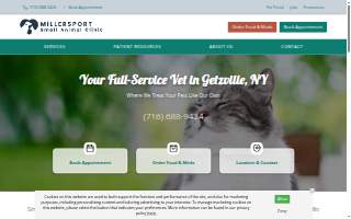 Millersport Small Animal Clinic website