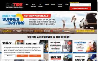 Mr. Tire Auto Service Centers of Eldersburg website