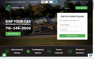 Northeastern Trucking of Amherst website