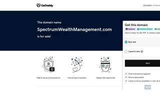 Spectrum Wealth Management website