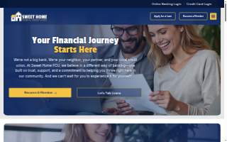 Sweet Home Federal Credit Union website