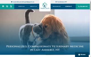 Transit Valley Animal Hospital website