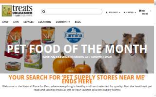 Treats Unleashed Inc website