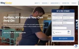 Wayfinder Moving Services - Amherst NY Movers website