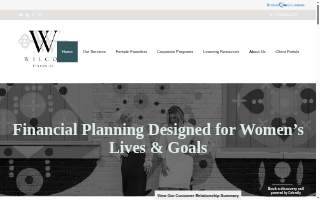 Wilcox Financial Group, LLC website