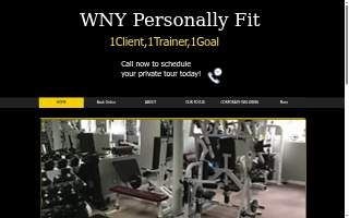 WNY Personally Fit website